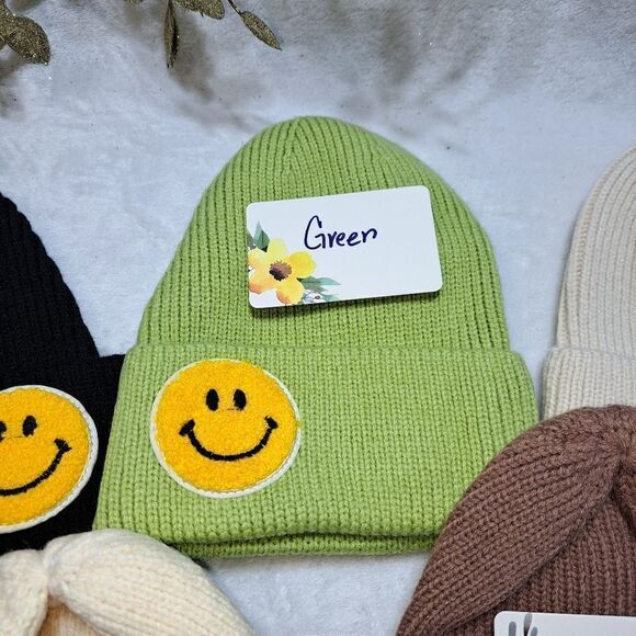 Beanies Various colors available Smiley Face, GREAT GIFT IDEA ADORABLE - Picture 8 of 16